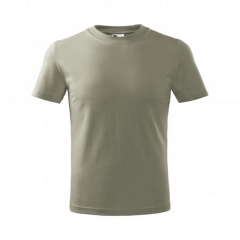Tricou copii Basic 138 Malfini-Khaki deschis-28-122 cm/6 ani