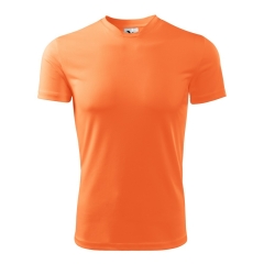 Tricou copii Fantasy 147 Malfini-Neon mandarine-88-122 cm/6 ani