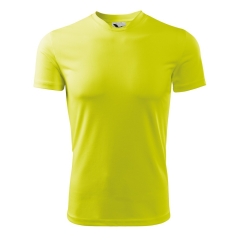 Tricou copii Fantasy 147 Malfini-Galben Neon-90-134 cm/8 ani