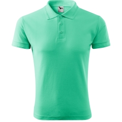 Tricou barbati Pique Polo 203 Malfini-Verde menta-95-M