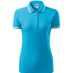 Tricou dama polo Urban 220 Malfini-Turcoaz-44-XS
