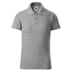 Tricou copii Pique Polo 222 Malfini-Gri inchis-12-110 cm/4 ani