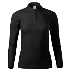 Tricou dama Pique Polo LS 231 Malfini-Negru-01-XS