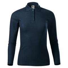 Tricou dama Pique Polo LS 231 Malfini-Albastru marin-02 -XS