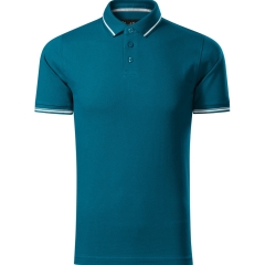 Tricou barbati polo Perfection Plain 251 Malfini Premium-Albastru petrol-93-S