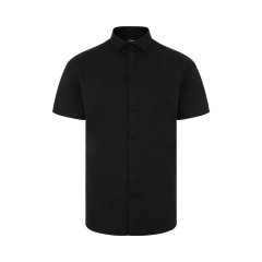 Camasa barbati Stretch cu maneci scurte, densitate 115gr/mp, 405016S Velilla -Black-00-S