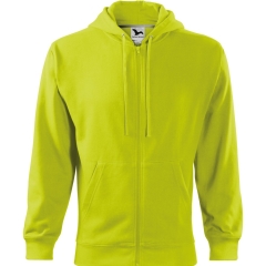 Hanorac barbati Trendy Zipper 410 Malfini-Lime-62-S