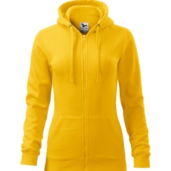 Hanorac dama Trendy Zipper 411 Malfini-XS-Galben-04