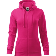 Hanorac dama Trendy Zipper 411 Malfini-XS-Purpuriu-40