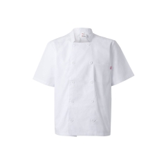 Tunica de bucatar cu maneca scurta 432 Velilla-White-07-44