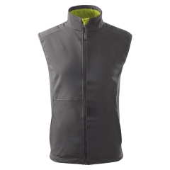 Vesta barbati Softshell Vision 517 Malfini-Gri metalic-36-M