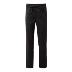 Pantaloni medicali unisex tercot cu talie elastica 533001 Velilla -Black-00-XXS
