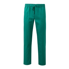 Pantaloni medicali unisex tercot cu talie elastica 533001 Velilla -Green-02-XXS