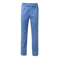 Pantaloni medicali unisex tercot cu talie elastica 533001 Velilla -Sky Blue-05-XXS