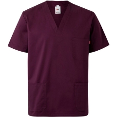 Bluza medicala elastica unisex  535206S Velilla-Aubergine-68-XS