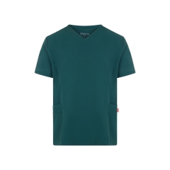 Bluza medicala unisex Cyrus PureStretch, protectie antibacteriana si material hidrofug 535220S Velilla-Jungle Green-40-XS