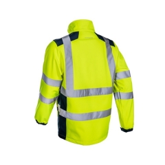 Jacheta softshell reflectorizanta Kanpa Converguard-Galben Fluorescent-S