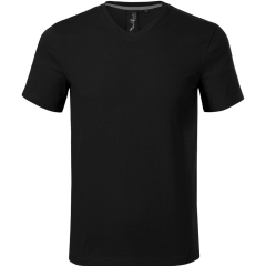 Tricou barbati Action V-Neck 700 Malfini Premium -Negru-01-S