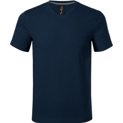 Tricou barbati Action V-Neck 700 Malfini Premium -Albastru marin-02 -S