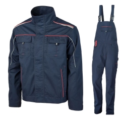Costum salopeta cu pieptar ANDURA 2B20/2B21 Renania-Bleumarin-S