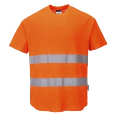 Tricou reflectorizant cu insertie de plasa C394 Portwest -Portocaliu-S