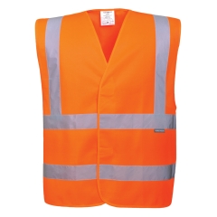 Vesta reflectorizanta Hi-Vis Two Band&Brace C470 Portwest-Portocaliu-S/M