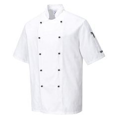 Jacheta bucatar Kent Chefs S/S C734 Portwest-Alb-XS