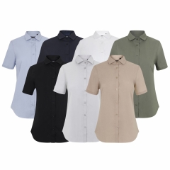 Camasa dama Stretch cu maneci scurte, densitate 115gr/mp, 405016S Velilla