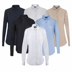 Camasa dama Sleeve cu maneci lungi, 65% poliester, 35% bumbac, densitate 115 gr/mp, 405011 Velilla