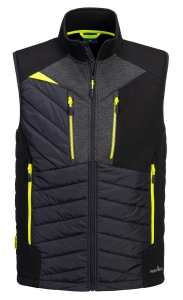 Vesta de protectie vatuita Baffle Hybrid gama premium DX470 Portwest -Negru-S