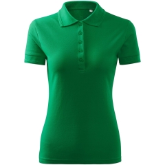 Tricou dama polo Pique Polo Free F10 Malfini-Verde mediu-16-S