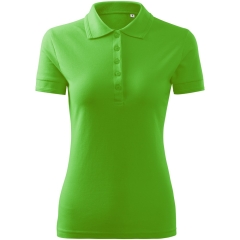 Tricou dama polo Pique Polo Free F10 Malfini-Verde mar-92-S
