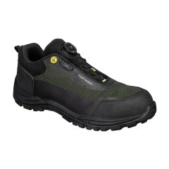 Pantofi sport de protectie FE05 S3S ESD SR FO Portwest-Negru/Verde-41