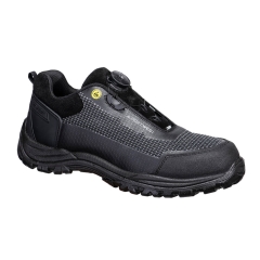 Pantofi sport de protectie FE05 S3S ESD SR FO Portwest-Negru/Gri-41