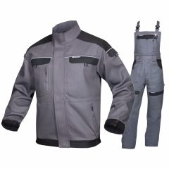 Costum salopeta cu pieptar Cool Trend Gri/Negru H8204/H8404 Ardon