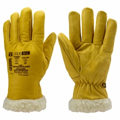 Manusi de protectie de iarna imblanite din piele de bovina Eurowinter Islande Coverguard