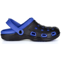 Saboti tip crocs Marine Ardon-Negru/Albastru-G3178-40