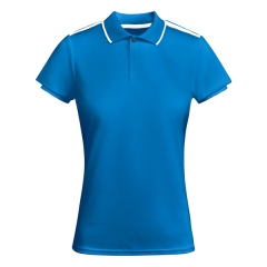 Tricou polo Tamil Woman damă - ALBASTRU ROYAL/ALB