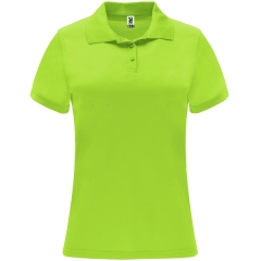 Tricou polo Monzha damă - ALB