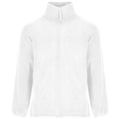 Hanorac polar ARTIC bărbați cu fermoar - ALB