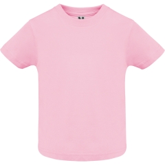Tricou bebe unisex - ROZ DESCHIS