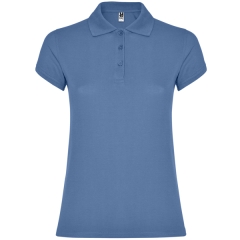 Tricou polo Star Woman damă - ALB