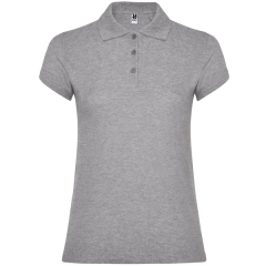 Tricou polo Star Woman damă - ALB