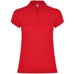 Tricou polo Star Woman damă - ALB