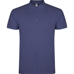 Tricou polo Star bărbați - ALBASTRU DENIM