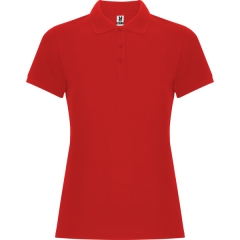 Tricou polo premium Pegaso damă - ALB
