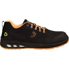 Pantofi sport de protectie ECOFITZ LOW S1P SR ESD CI FO Safety Jogger-Negru/Portocaliu-39