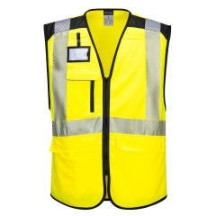 Vesta reflectorizanta HiVis Executiv PW309 Portwest-M-Galben / Negru