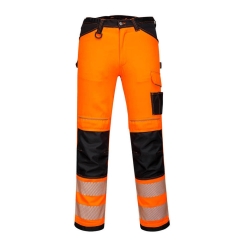 Pantaloni protectie HiVis dama PW385 Portwest-Portocaliu Fluorescent-32