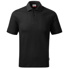 Tricou barbati polo Resist Heavy R20 Rimeck Malfini-Negru-01-S